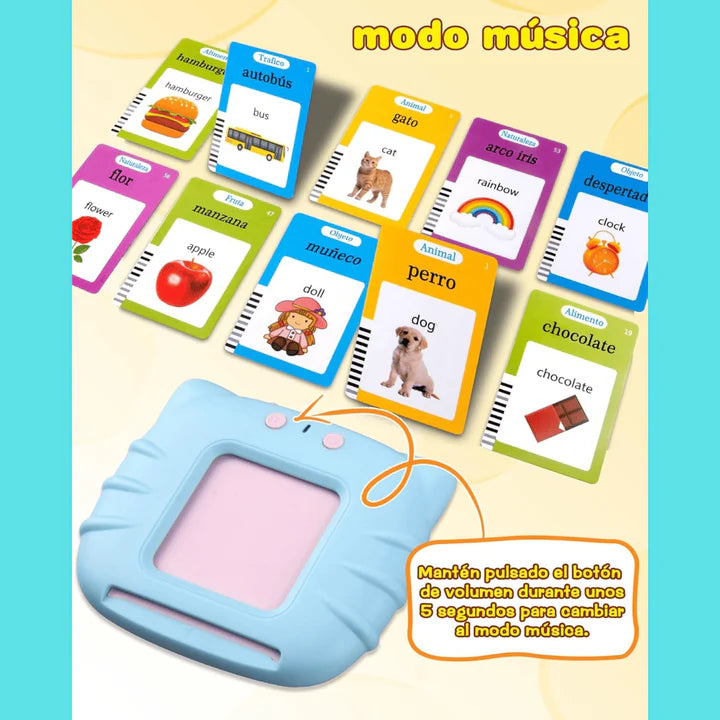 VerbaLingo 3 modos - 114 Tarjetas Educativas en Español e Inglés + 100 Tarjetas adicionales y  ENVIO GRATIS 🎁