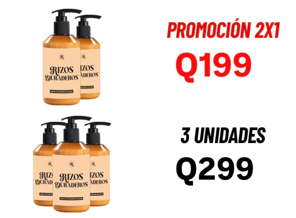 2X1 Rizos Perfectos + Envío Gratis