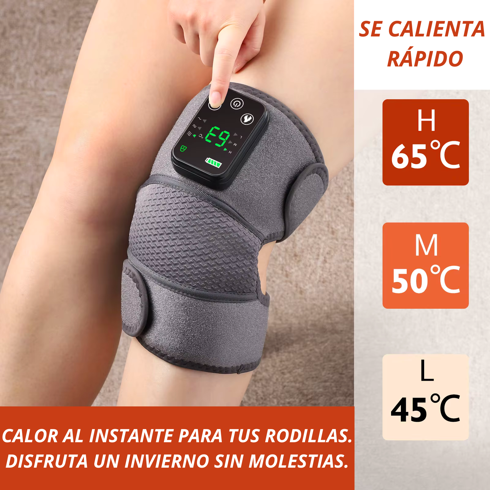 Masajeador Térmico® | Descansa y Alivia el Dolor Rápidamente + ENVIO GRATIS 🎁