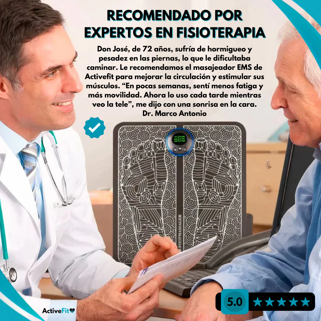 Masajeador de Pies EMS Activefit® + Calcetines Anti varices (GRATIS)