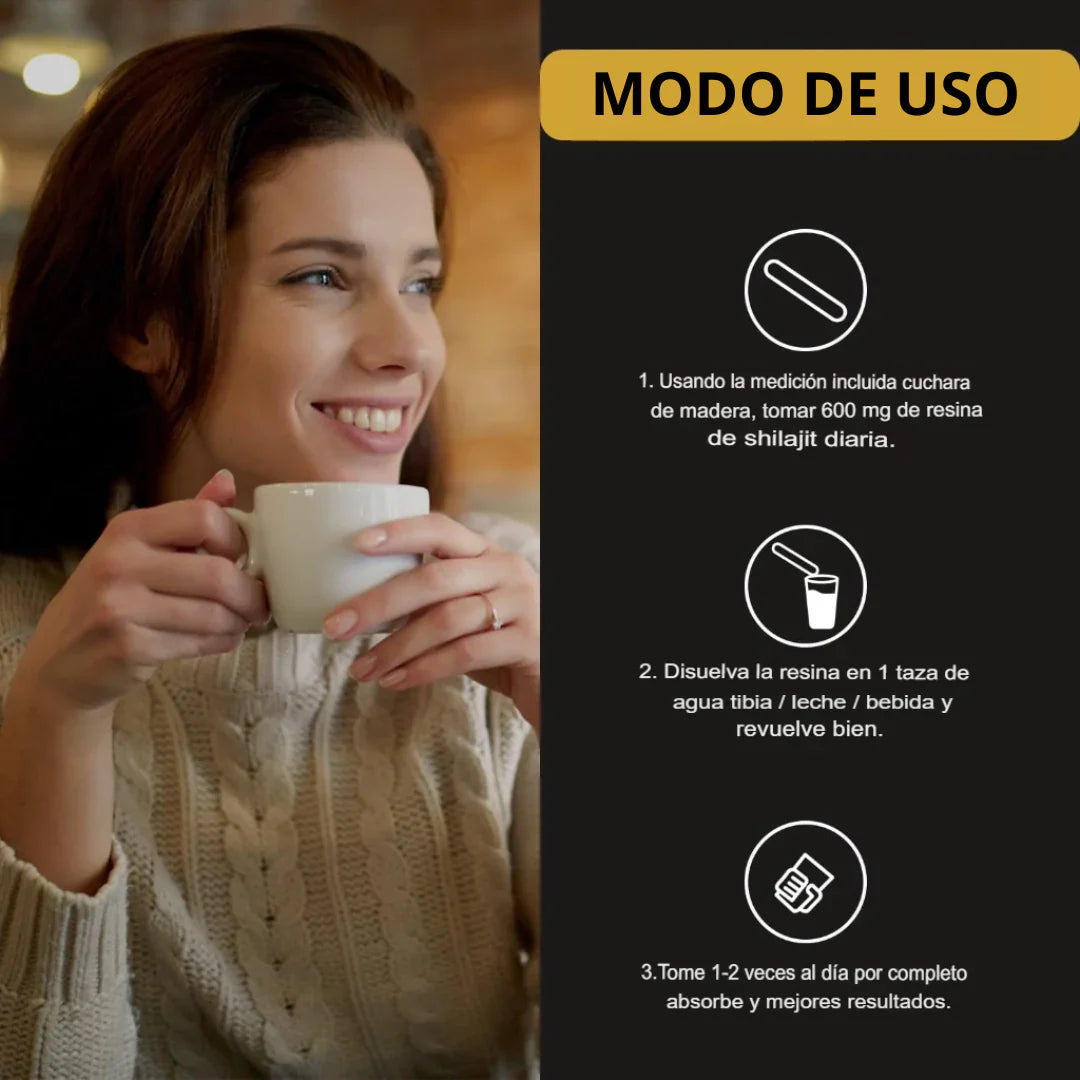 SHILAJIT💎 100% Fuente de Energía del Himalaya CON ENVIO GRATIS